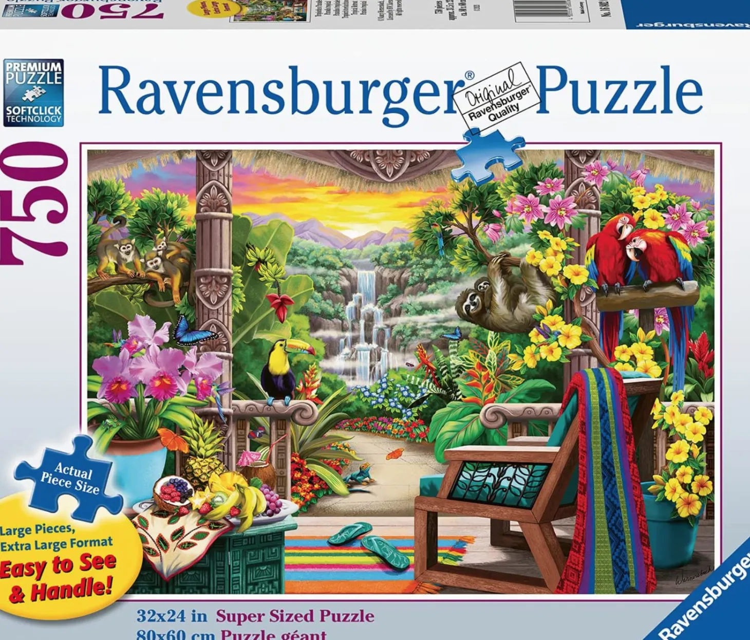 Ravensburger Retraite tropicale - puzzle de 750 pièces XL