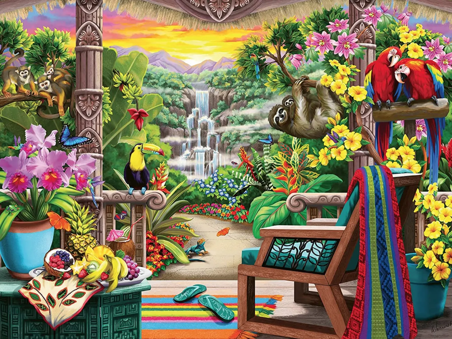 Ravensburger Retraite tropicale - puzzle de 750 pièces XL