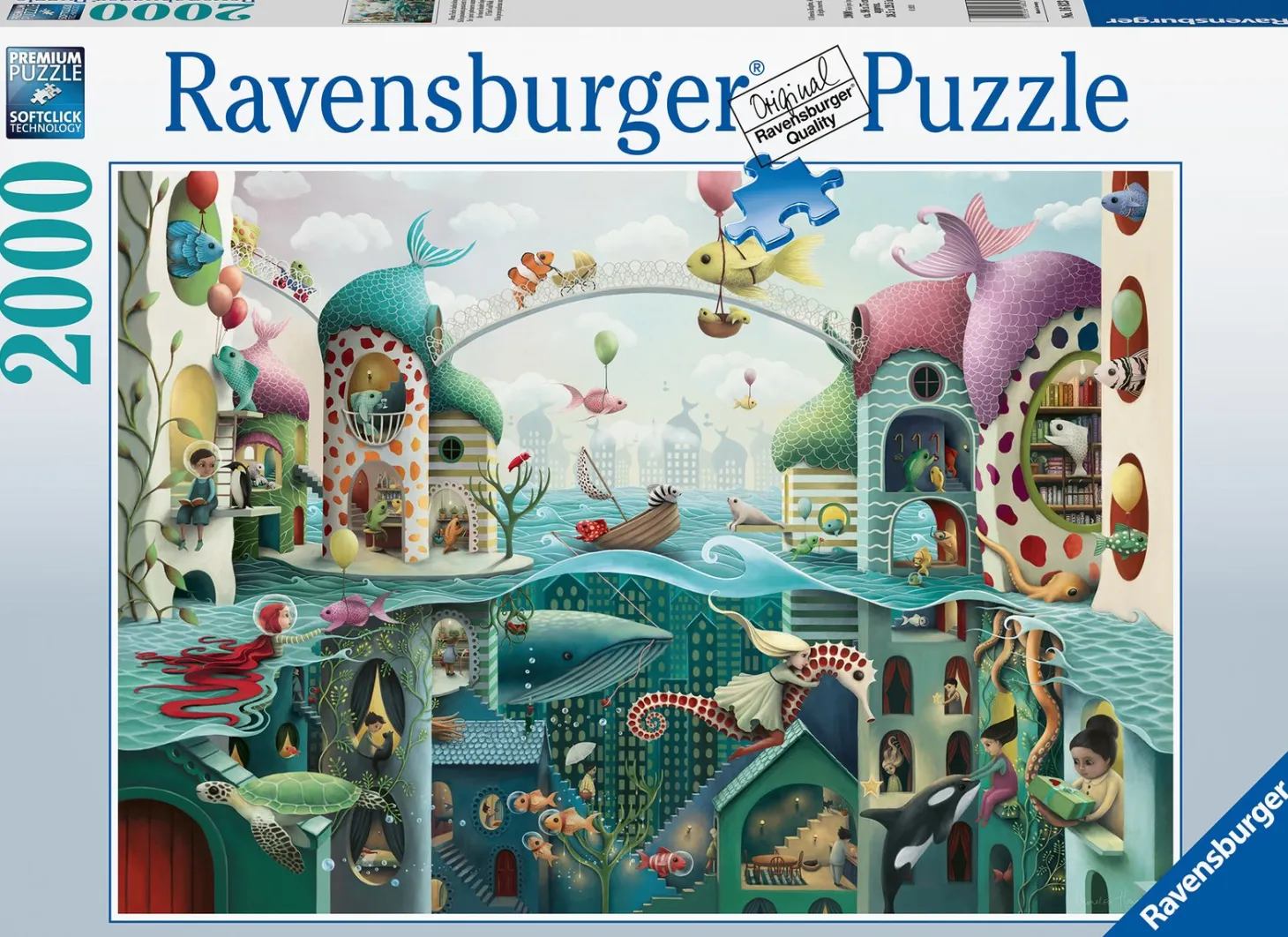 Ravensburger Si les poissons pouvaient marcher - puzzle de 2000 pièces