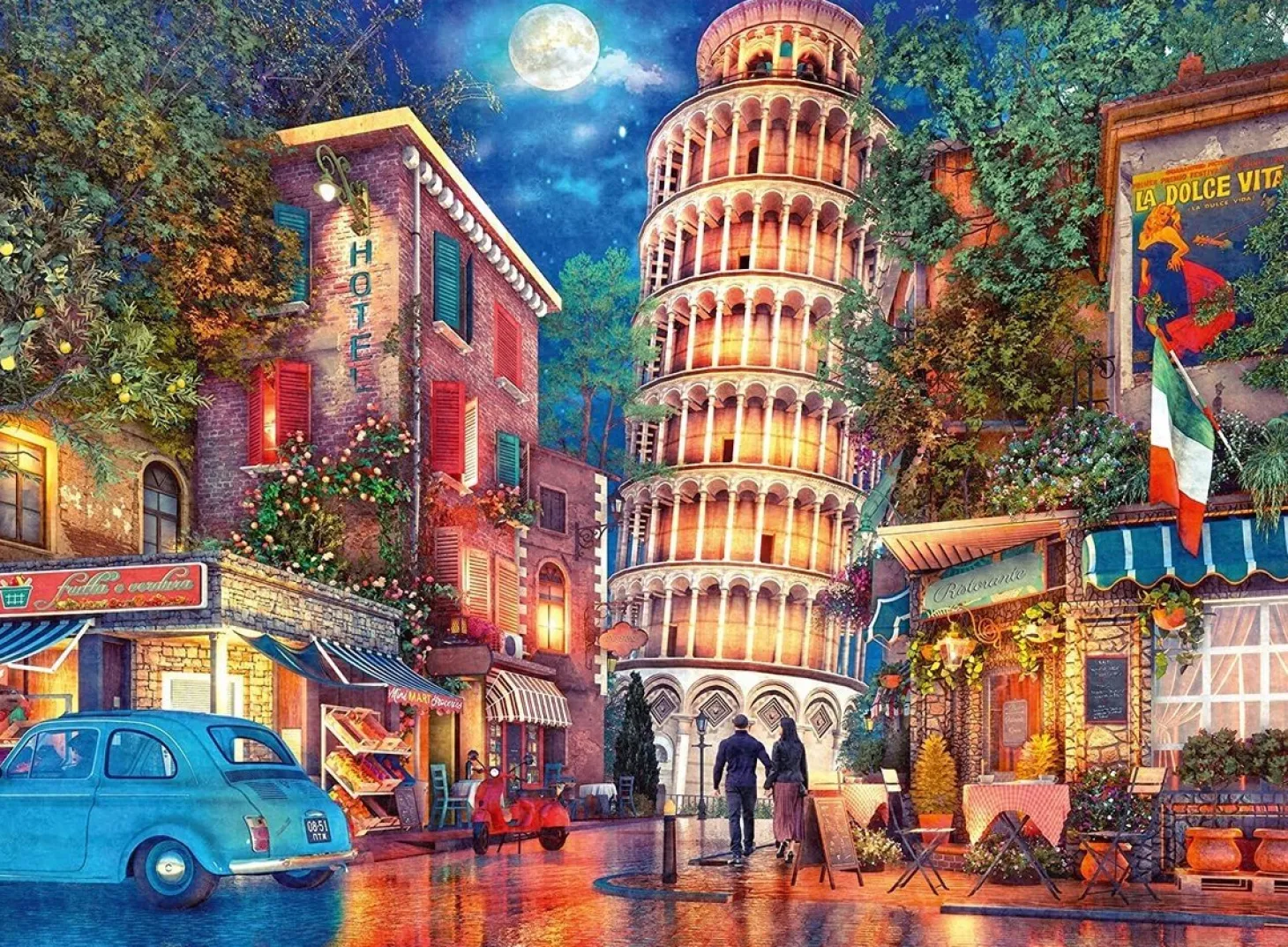 Ravensburger Soirée à Pise - puzzle de 500 pièces
