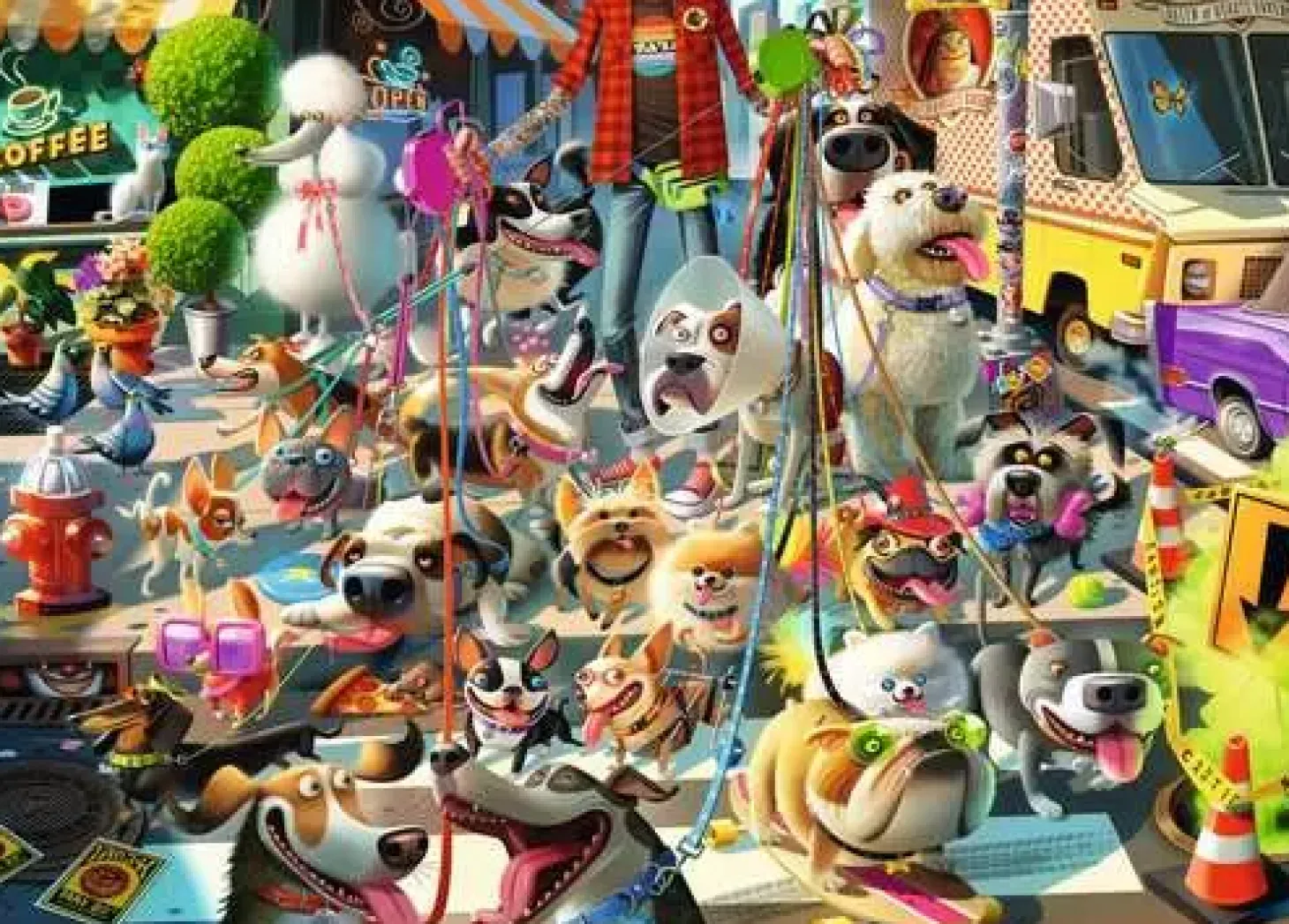 Ravensburger The Dog Walker - Dean Macadam - puzzle de 1000 pièces