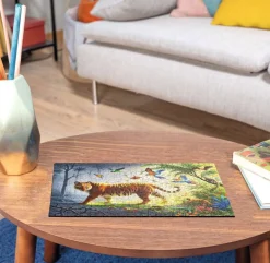 Ravensburger Tigre dans la jungle - Puzzle de contour en bois - 500 pièces