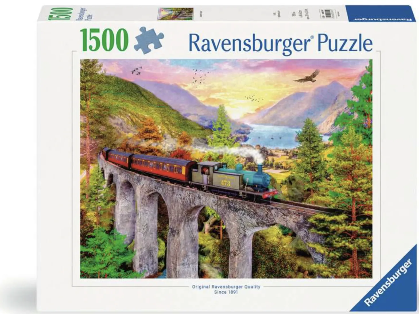 Ravensburger Train sur le viaduc - puzzle de 1500 pièces