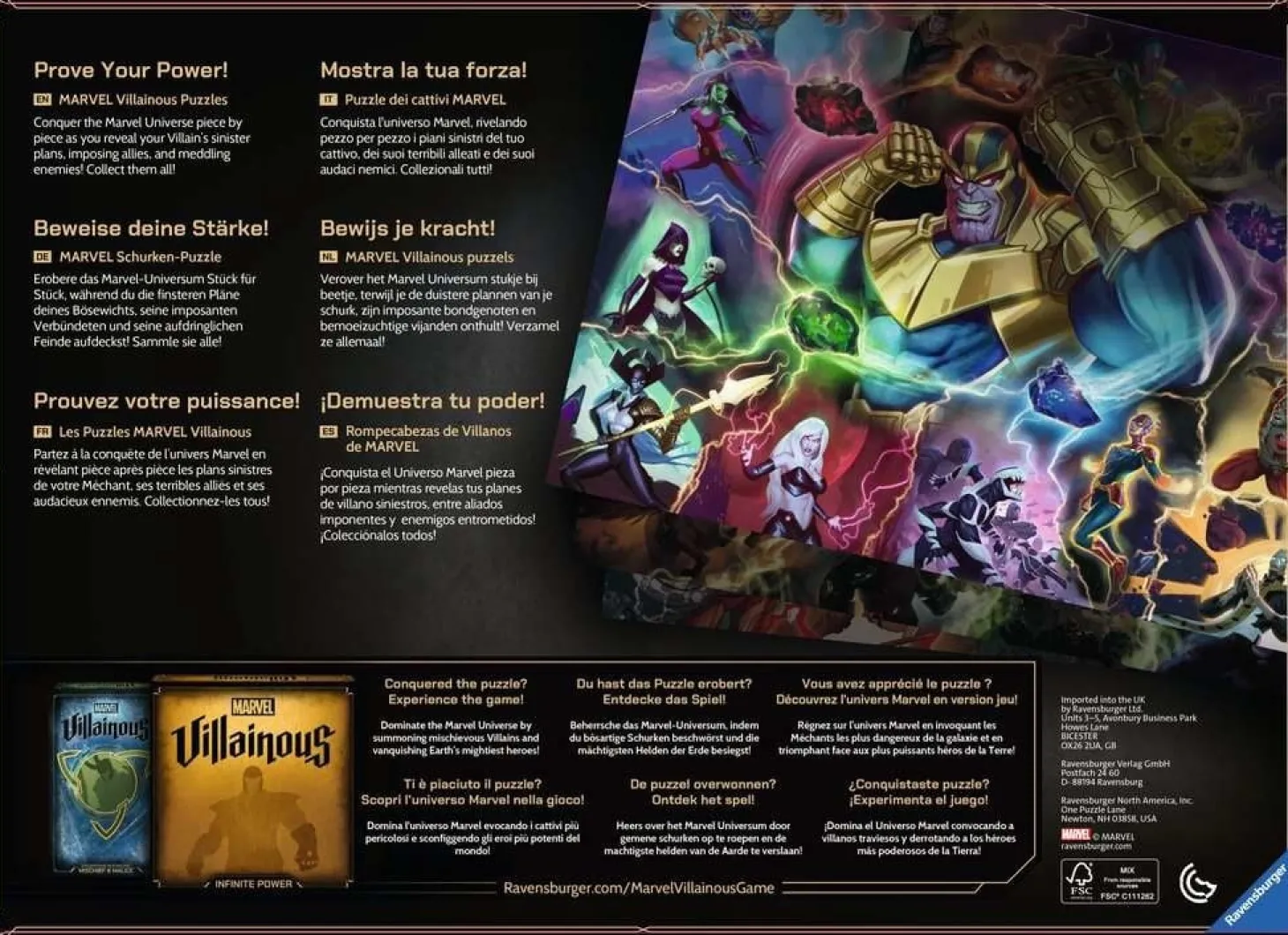 Ravensburger Villainous Taskmaster - puzzle de 1000 pièces