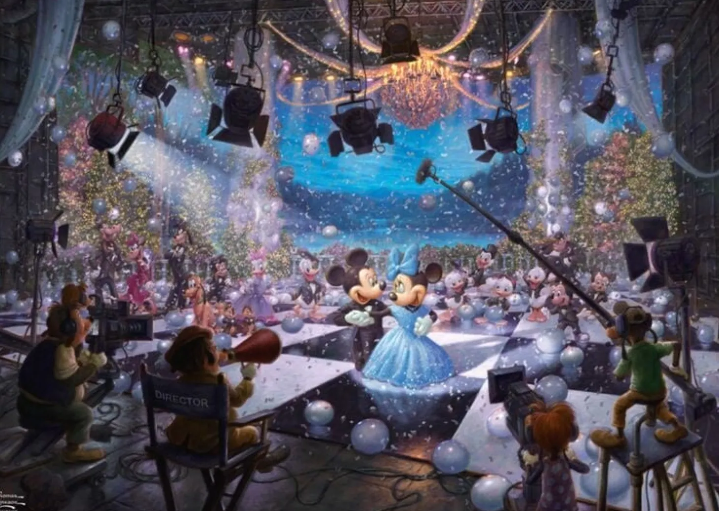 Schmidt Célébration des 100 ans de Disney - Thomas Kinkade - puzzle de 1000 pièces