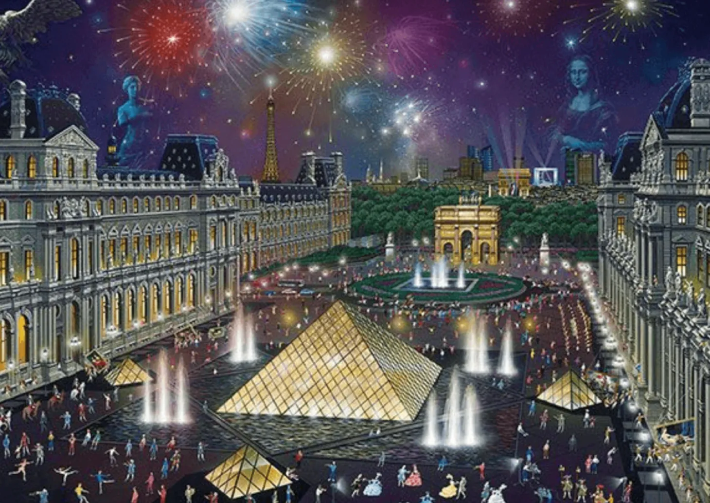 Schmidt Feux d'artifice au Louvre - 1000 pièces