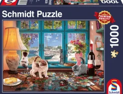Schmidt Le bureau du puzzler - puzzle de 1000 pièces