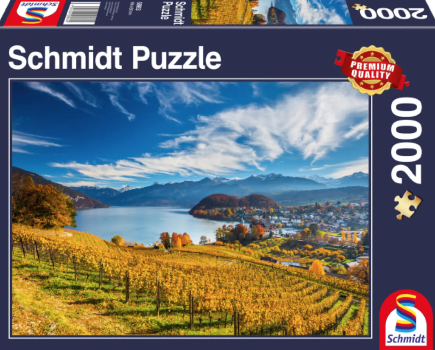 Schmidt Les vignes - puzzle de 2000 pièces