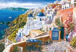 Schmidt Vue de la belle île de Santorin - 1000 pièces