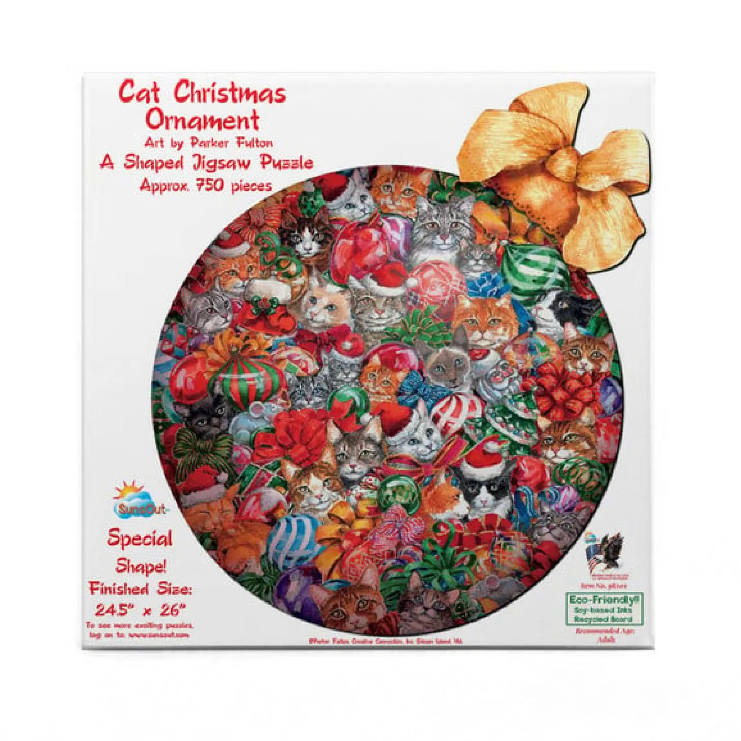 SUNSOUT Décoration de Noël Chats - puzzle de 750 pièces