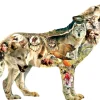 SUNSOUT Loup Native American - puzzle de 750 pièces