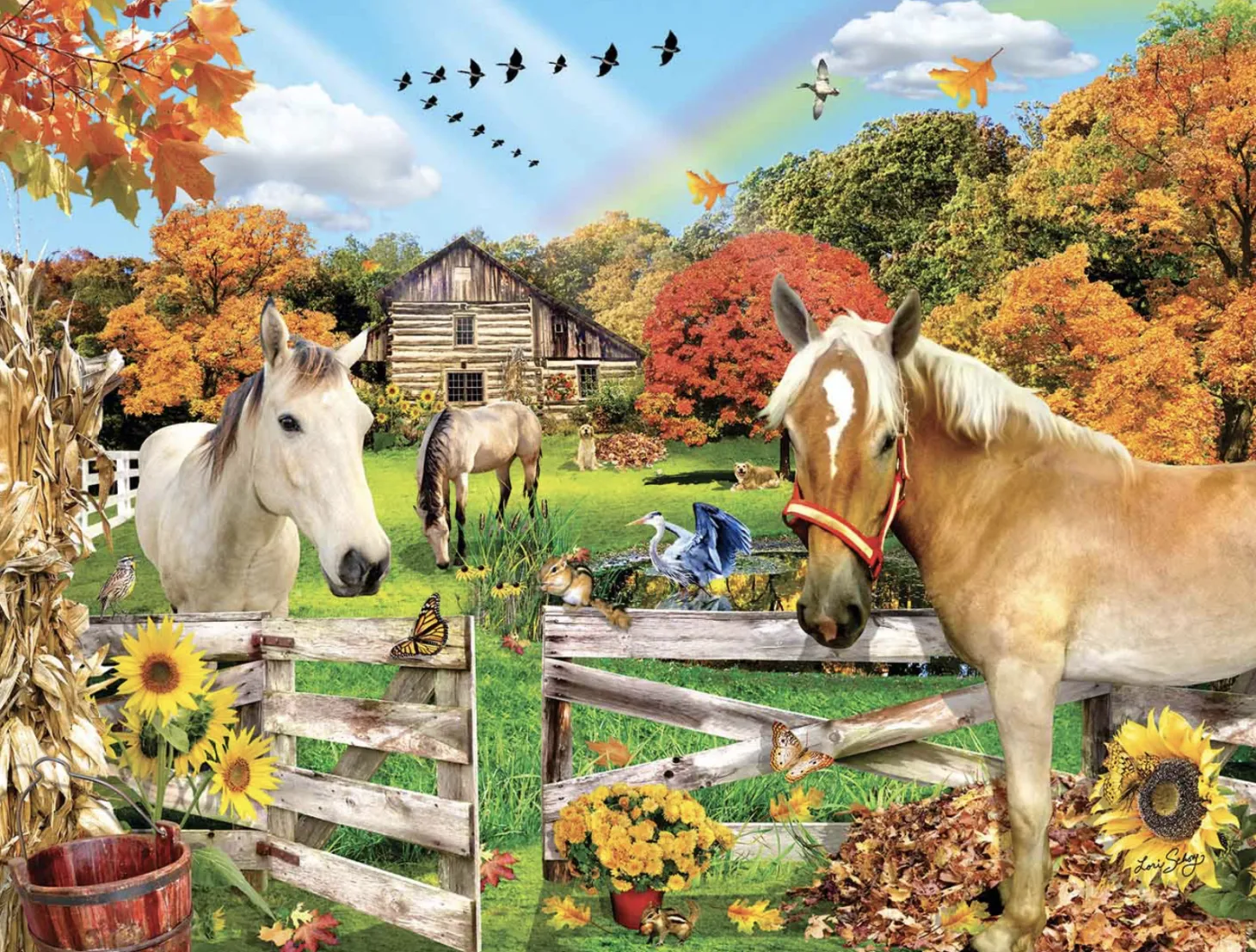 SUNSOUT Out in the Pasture - puzzle de 500 XXL pièces