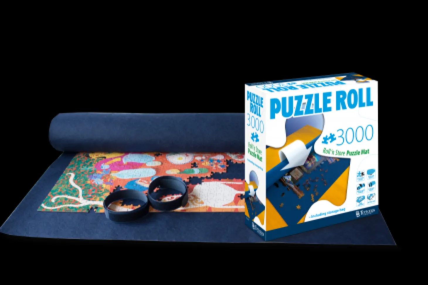 Tucker's Fun Factory Roll'n Store 3000 - Tapis de puzzle (jusqu'à 3000 pièces)
